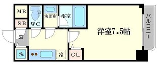 リッツ難波南Ⅱの物件間取画像